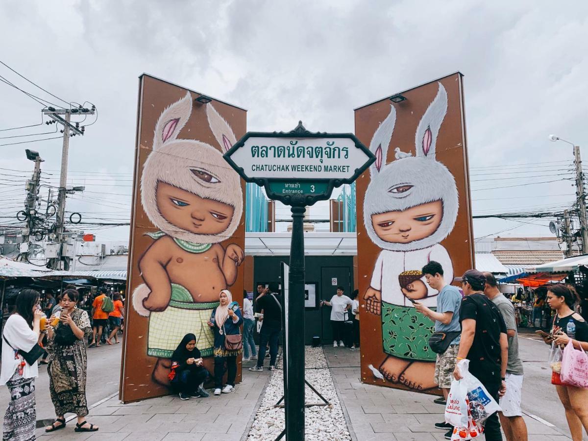 방콕 Oasis Cafe And Nap 호스텔 외부 사진
